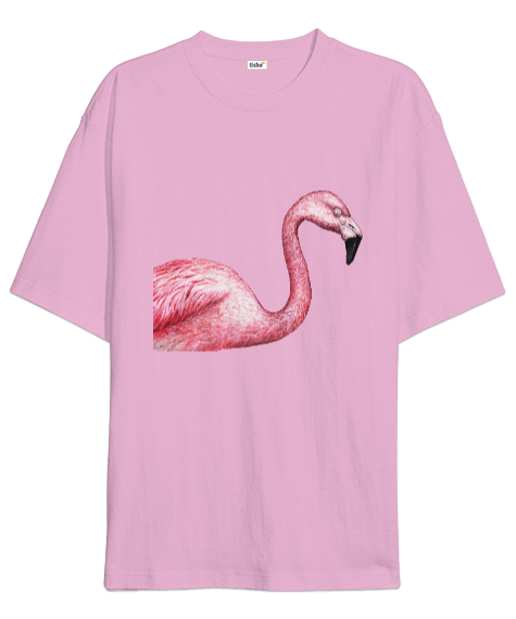 Tisho - Flamingo Oversize Unisex Tişört