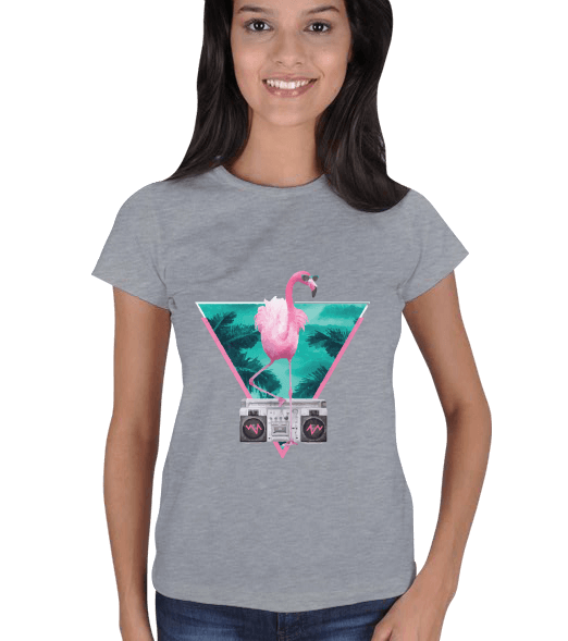 Tisho - Flamingo T-Shirt Kadın Tişört