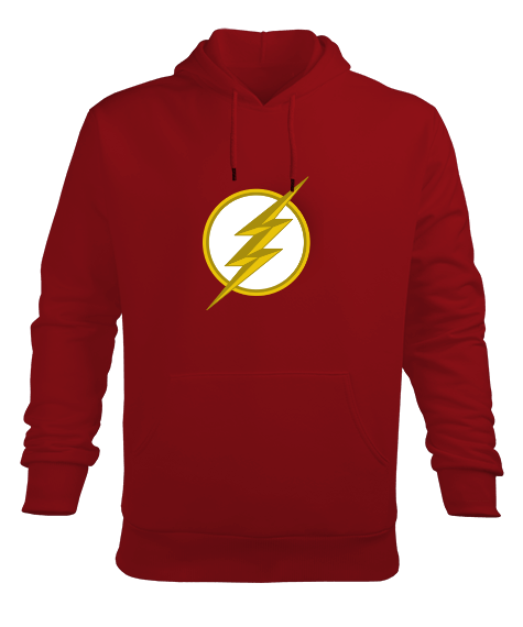 Tisho - Flash Kapşonlu Erkek Kapüşonlu Hoodie Sweatshirt