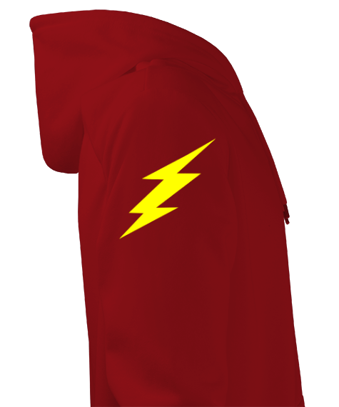 Flash Kapşonlu Erkek Kapüşonlu Hoodie Sweatshirt