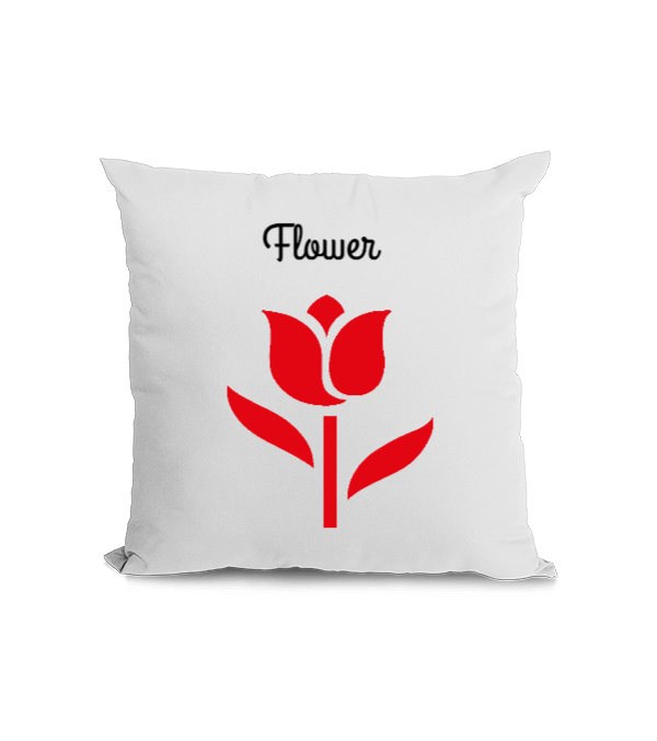 Tisho - Flower lale tasarımlı Kare Yastık