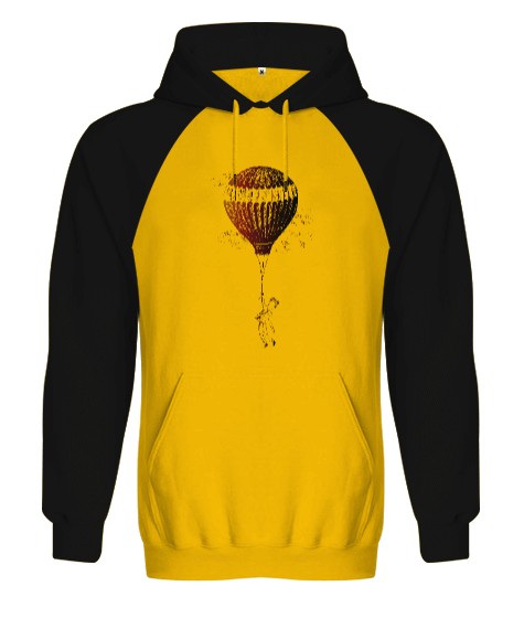 Tisho - Flying Man Orjinal Reglan Hoodie Unisex Sweatshirt