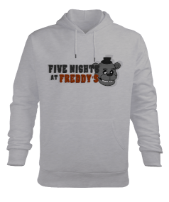 Tisho - FNAF Five Nights at Freddys Baskılı Erkek Kapüşonlu Hoodie Sweatshirt