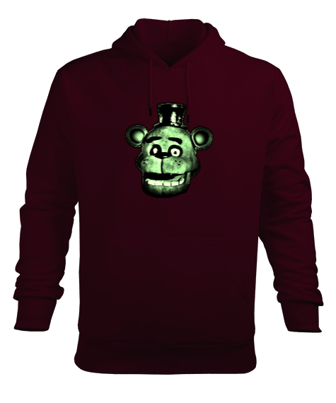 Tisho - Fnaf Freddy V1 Erkek Kapüşonlu Hoodie Sweatshirt