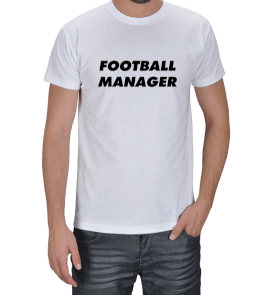 Tisho - Football Manager yazılı Erkek Tişört