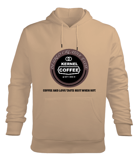 Tisho - FOR COFFER LOVERS Erkek Kapüşonlu Hoodie Sweatshirt