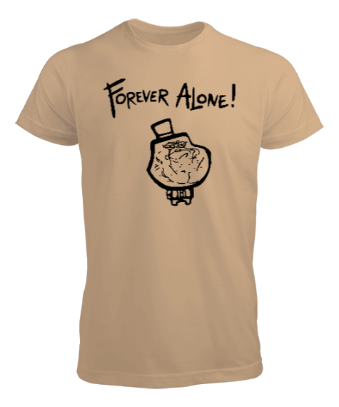 Tisho - Forever Alone Camel Erkek Tişört