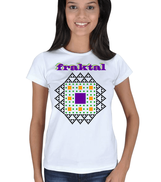 Tisho - Fraktal Kadın Tişört
