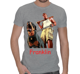 Tisho - Franklin GTA V T-shirt Erkek Regular Kesim Tişört