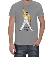 Freddie MERCURY tasarımlı tişört Erkek Tişört - Thumbnail