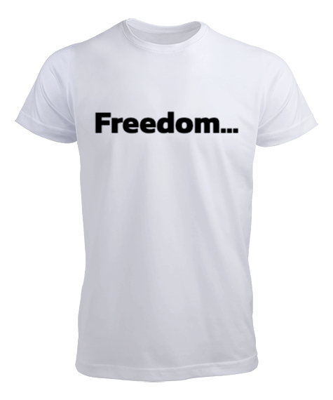 Tisho - Freedom Beyaz Erkek Tişört