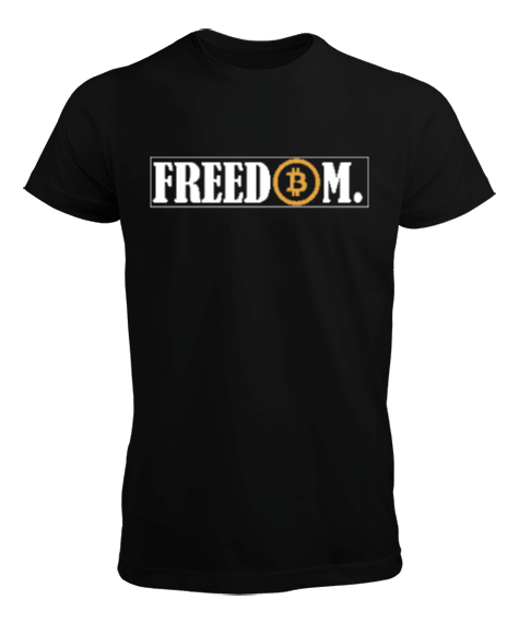 Tisho - Freedom Bitcoin Erkek Tişört