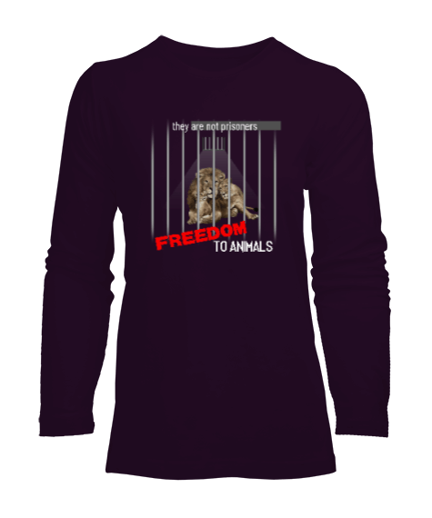 Tisho - Freedom To Animals Kadın Uzun Kol Tişört