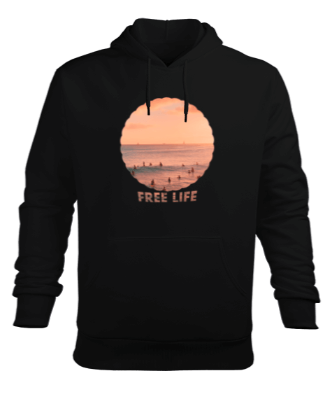 Tisho - Frene Life Erkek Kapüşonlu Hoodie Sweatshirt