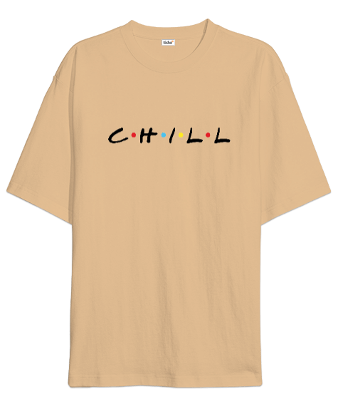 Tisho - Friends dizisi Chill Oversize Unisex Tişört