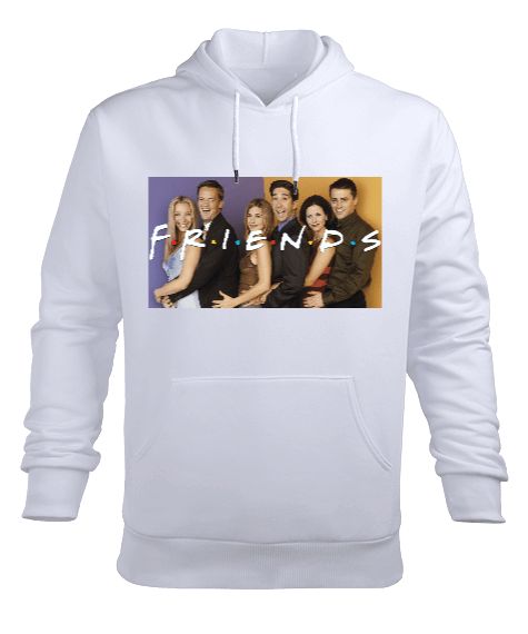 Tisho - Friends Erkek Kapüşonlu Hoodie Sweatshirt