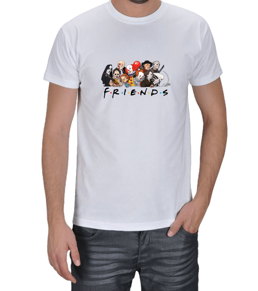 Tisho - Friends Horror Erkek Tişört