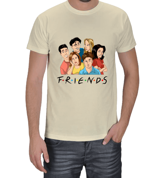 Tisho - Friends modeli Erkek Tişört