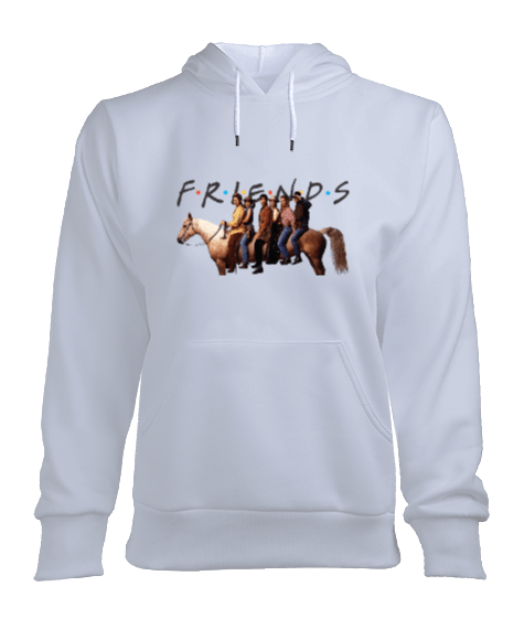 Tisho - FRIENDS Sweatshirt Kadın Kapşonlu Hoodie Sweatshirt