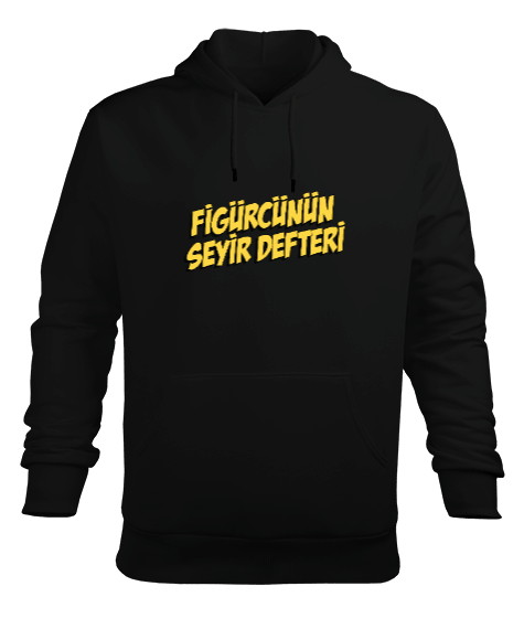 Tisho - FSD - Yazılı Erkek Kapüşonlu Hoodie Sweatshirt