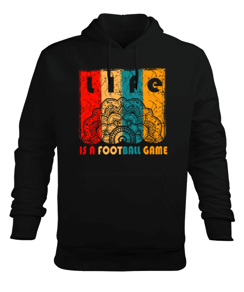 Tisho - Futbol Erkek Kapüşonlu Hoodie Sweatshirt