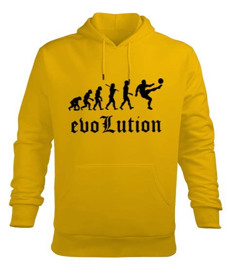 Tisho - Futbol evrimi Erkek Kapüşonlu Hoodie Sweatshirt