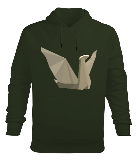 Tisho - Galadriel Kağıt Gemi Erkek Kapüşonlu Hoodie Sweatshirt