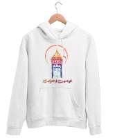 GALATA İSTANBUL Beyaz Unisex Kapşonlu Sweatshirt - Tisho
