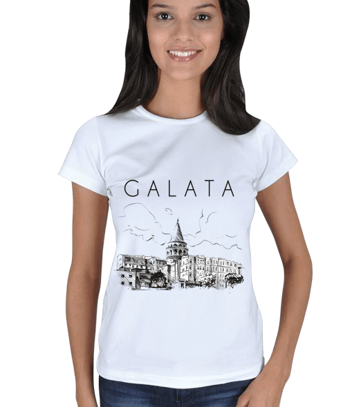 Tisho - Galata Kulesi Kadın Tişört
