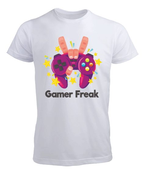 Tisho - Gamer Freak - Oyuncu Erkek Tişört