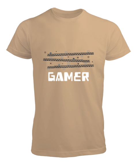 Tisho - Gamer Retro ve Pixel Art Oyun ve Oyuncu Özel Tasarım Camel Erkek Tişört
