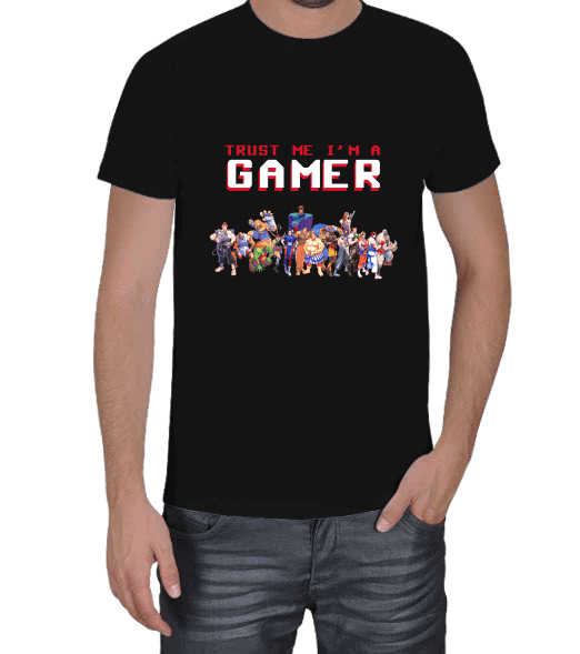 Tisho - Gamer Street Fighter Toplu Erkek Tişört