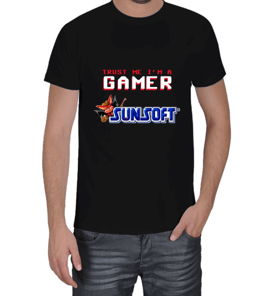 Tisho - Gamer Sunsoft Erkek Tişört