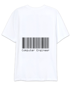 gamer veya bilgisayar mühendislerine Oversize Unisex Tişört - Thumbnail