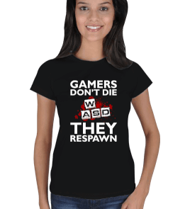 Tisho - Gamers Respawn Kadın Tişört