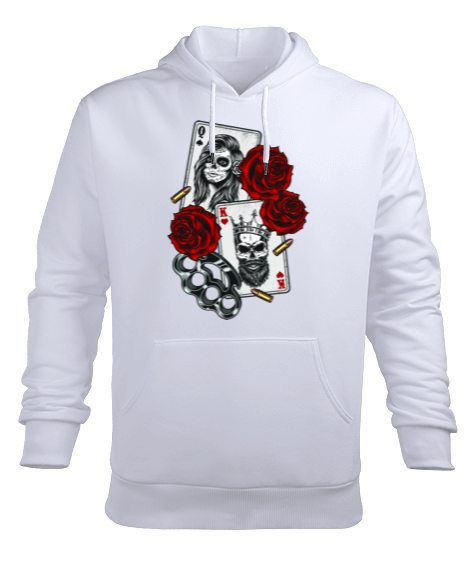 Tisho - Gangsta Card Erkek Kapüşonlu Hoodie Sweatshirt