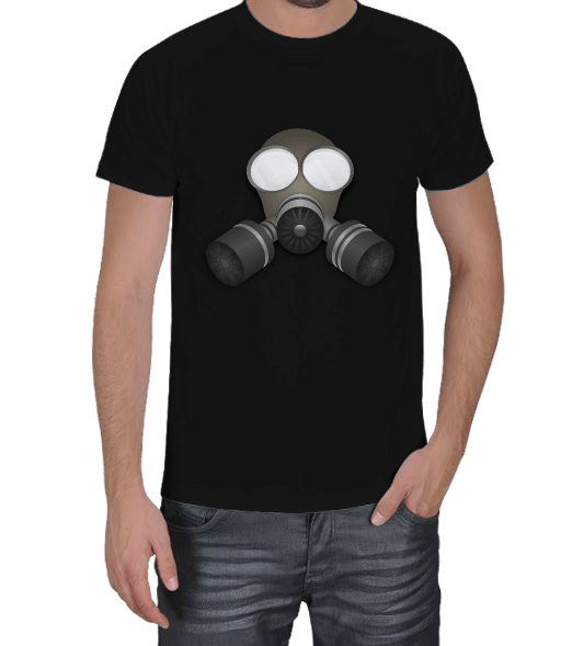 Tisho - Gaz maskesi Erkek Tişört