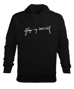 Gazi Mustafa Kemal Atatürk Erkek Kapüşonlu Hoodie Sweatshirt - Tisho