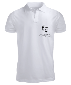 Gazi Mustafa Kemal Atatürk Tasarımlı Erkek Kısa Kol Polo Yaka - Tisho