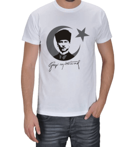 Gazi Mustafa Kemal Ay Yıldız Erkek Tişört - Tisho