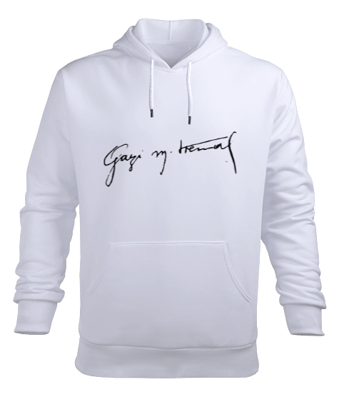 Tisho - Gazi Mustafa Kemal Erkek Kapüşonlu Hoodie Sweatshirt