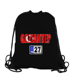 gaziantep, gaziantep şehir ,Türkiye,Türkiye bayrağı. Büzgülü Spor Çanta - Tisho