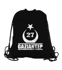 gaziantep, gaziantep şehir ,Türkiye,Türkiye bayrağı. Büzgülü Spor Çanta - Tisho