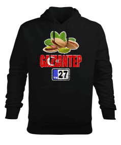 gaziantep, gaziantep şehir ,Türkiye,Türkiye bayrağı. Erkek Kapüşonlu Hoodie Sweatshirt - Tisho