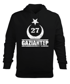 gaziantep, gaziantep şehir ,Türkiye,Türkiye bayrağı. Erkek Kapüşonlu Hoodie Sweatshirt - Tisho