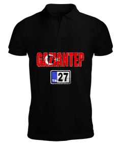 gaziantep, gaziantep şehir ,Türkiye,Türkiye bayrağı. Erkek Kısa Kol Polo Yaka - Tisho