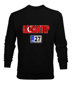 gaziantep, gaziantep şehir ,Türkiye,Türkiye bayrağı. Erkek Sweatshirt - Tisho