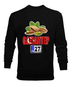 gaziantep, gaziantep şehir ,Türkiye,Türkiye bayrağı. Erkek Sweatshirt - Tisho