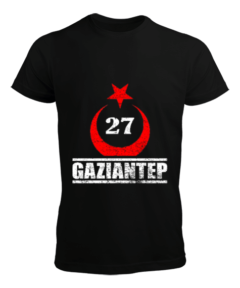 gaziantep, gaziantep şehir ,Türkiye,Türkiye bayrağı. Erkek Tişört