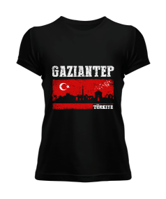 gaziantep, gaziantep şehir ,Türkiye,Türkiye bayrağı. Kadın Tişört - Tisho